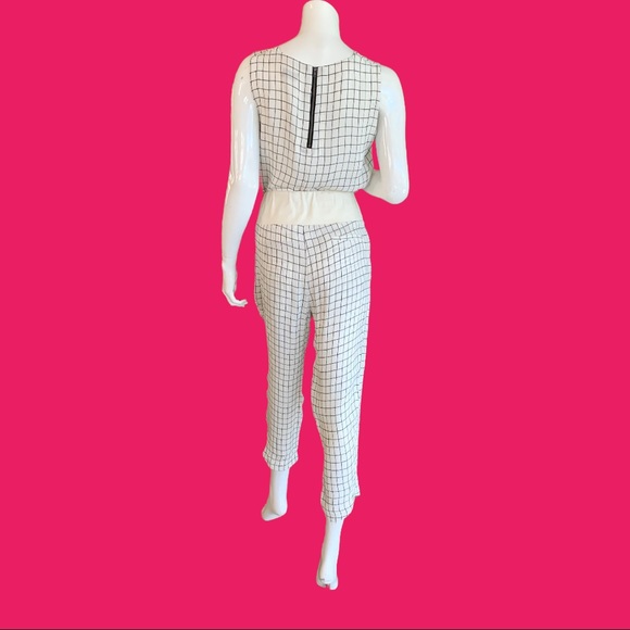 THE ARK 3 PIECE BLACK & WHITE PANTS ENSEMBLE - Picture 7 of 16